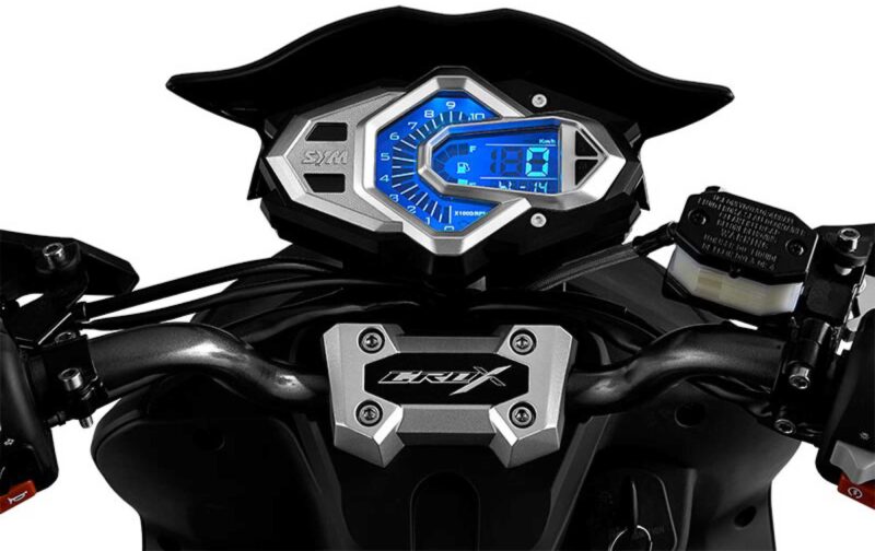 01 Dual colors speedometer cover and 16 changeable colors of LCD speedometer display 1
