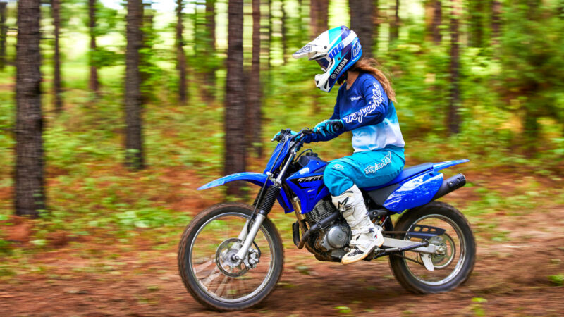 2023 Yamaha TTR125LWE EU Icon Blue Action 002 03