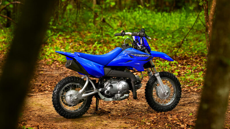 2023 Yamaha TTR50 EU Icon Blue Static 002 03