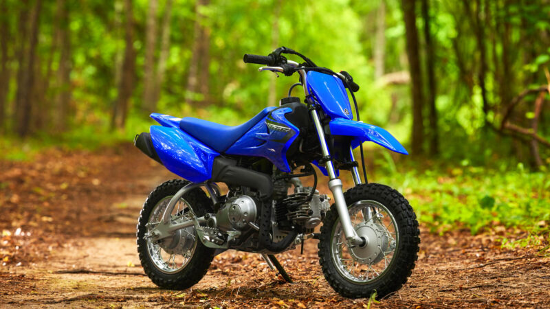 2023 Yamaha TTR50 EU Icon Blue Static 003 03