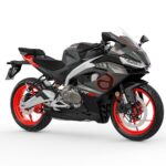 Aprilia RS 457 Black 3 4 ant dx 1