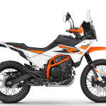 PHO BIKE 90 RE Travel KTM 2025 390 adventure r white right side view studio image SALL AEPI V1